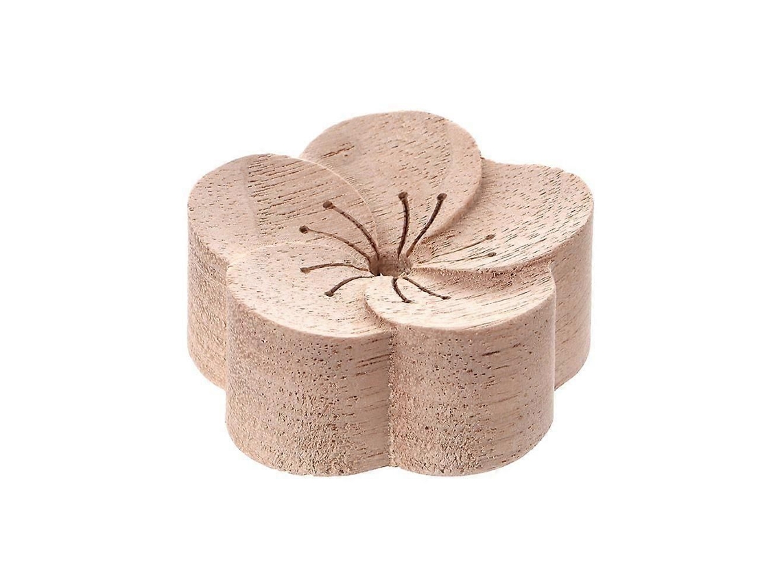 Difusor de aromas con forma de flor, hecho de madera, para aromaterapia, ideal para usar en el coche, como incienso, para refrescar el ambiente, para conciliar el sueño y como elemento decorativo para el hogar.