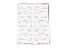 Piel De Práctica Para Entrenamiento De Tatuaje De Microblading De Árbol De Caucho Semipermanente En Blanco
