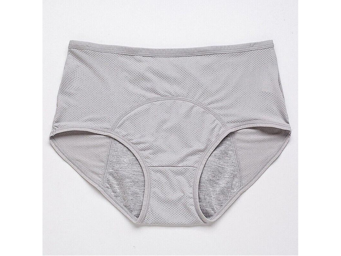 Ropa Interior Antifugas Para Mujer Incontinencia, Pantalones Protector Leakproof Gyw Lvm Talla L-8xl 5xl Gris