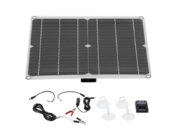 Cargador de batería solar para coche, panel de control impermeable con encendedor de cigarrillos SC1820 DC18V 20W