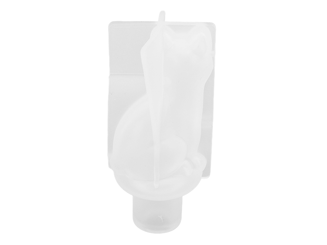 Molde De Silicona Para Corcho De Vino, Con Forma De Gato, Reutilizable Para Resina Epoxi.