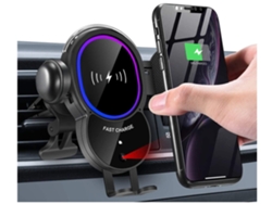 Cargador Versão Atualizada Carro Sem Ligação Triangular Fixação YIZHOOD Cáñamo Negro