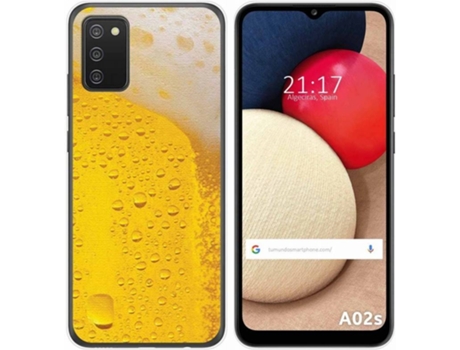 Carcasa Samsung Galaxy A02s TUMUNDOSMARTPHONE Cerveza Multicolor