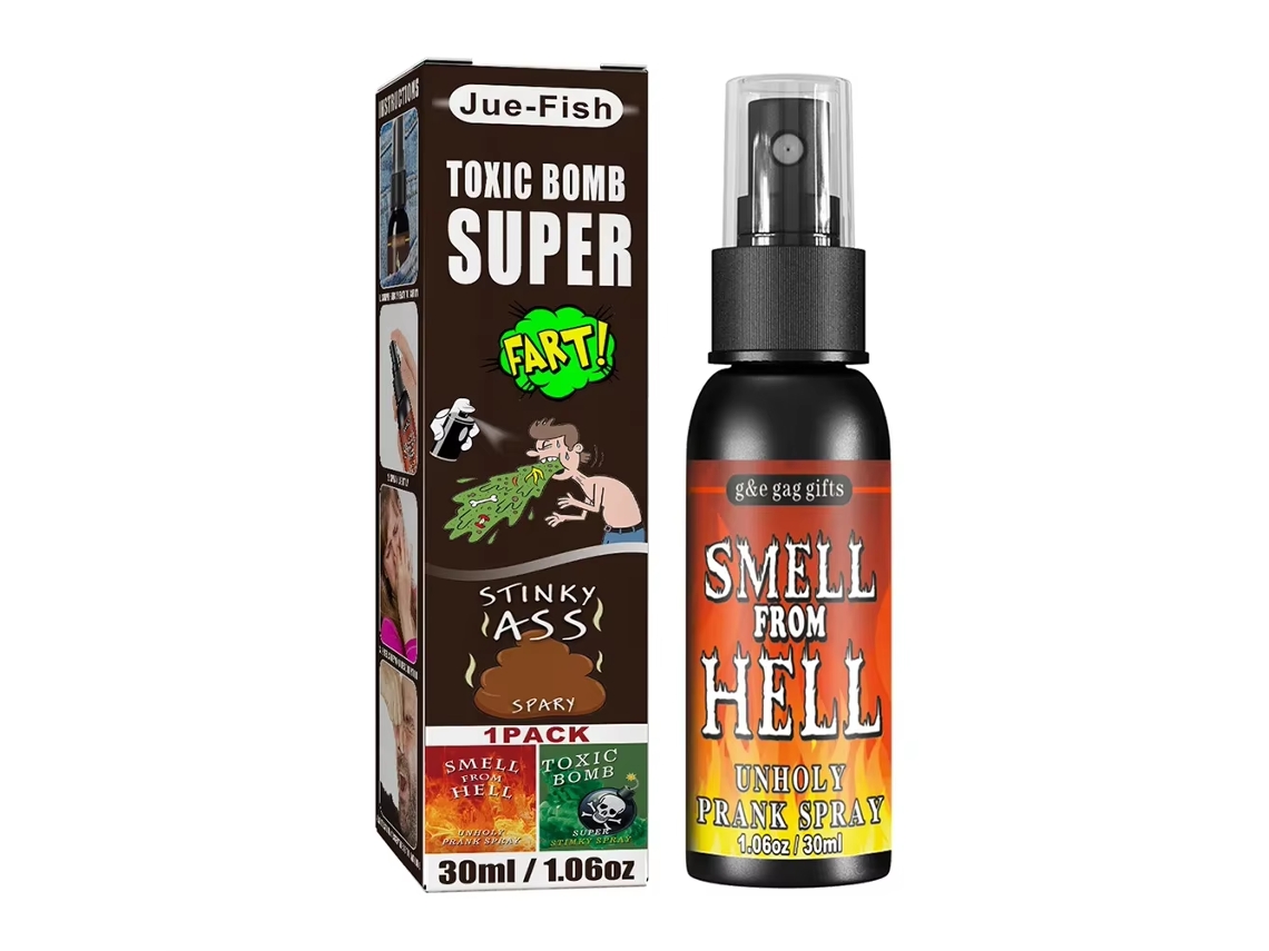 Spray de broma Viewleaf de 30 ml con olor infernal, divertido juguete de Halloween, spray no tóxico para fiestas.