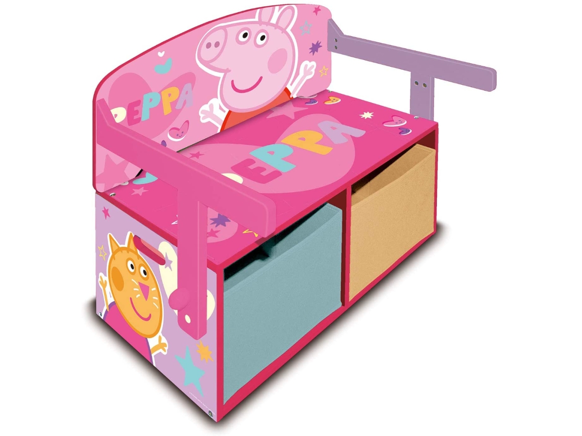 Banco Almacenaje Infantil PEPPA PIG 69658 (Rosa)