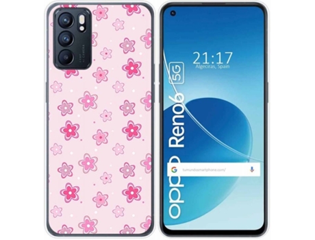 Carcasa Oppo Reno 6 5G TUMUNDOSMARTPHONE Flores