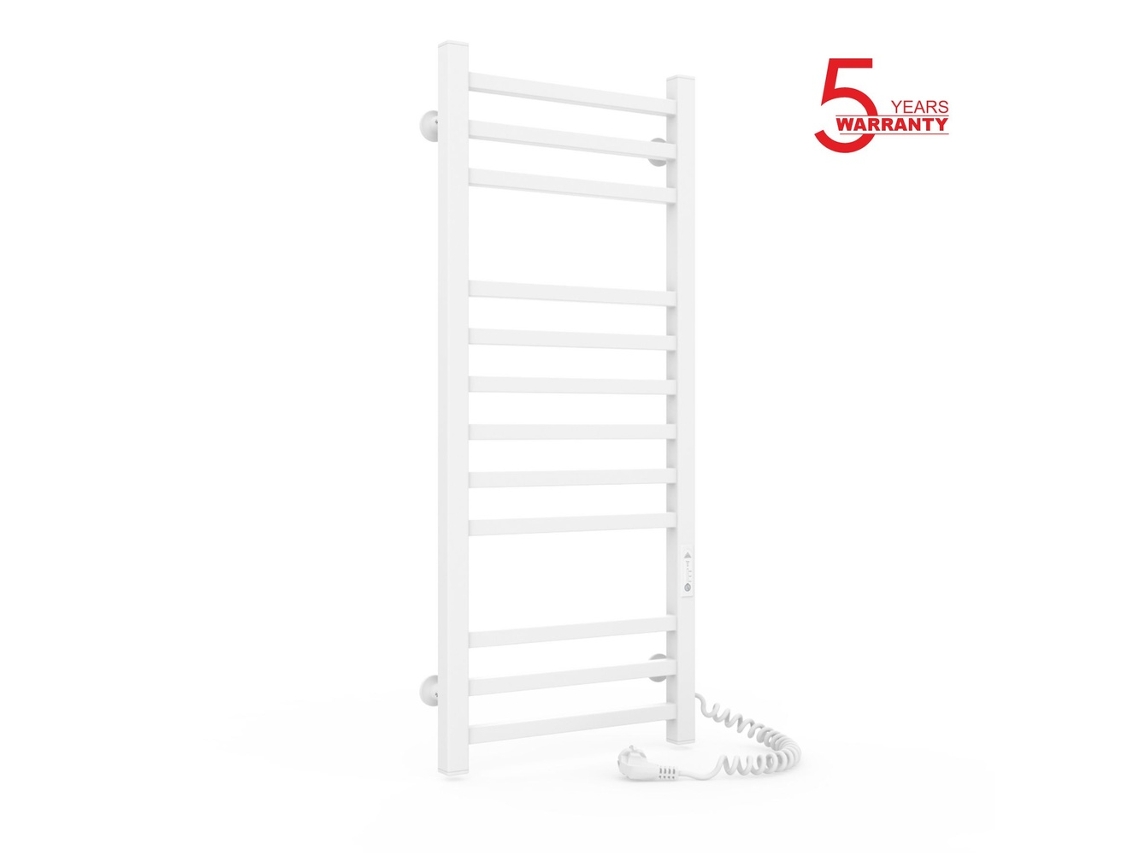 Calefactor eléctrico de baño Imidz 350x900 con temporizador ecológico, 190 W, blanco, Laris