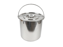 Cubo de leche de acero inoxidable, capacidad de 20 L, diseño robusto, OEM de 20 L