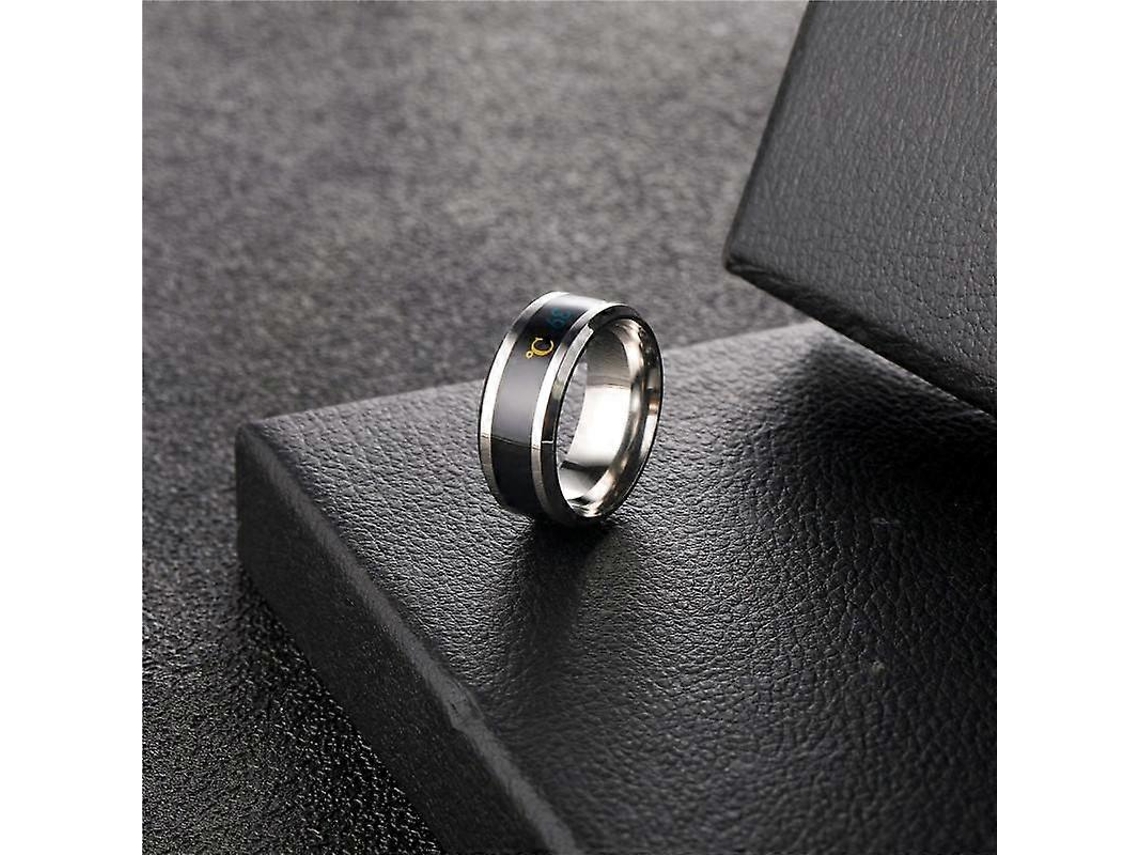 Anillos inteligentes de acero y titanio sensibles a la temperatura y al estado de ánimo para hombre y mujer. Nostalgia88