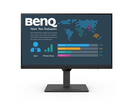 Monitor Gaming BENQ BL2790QT (Negro - sRGB - LED - IPS - Flicker free - 27" - Quad HD - 5 ms)