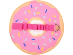 Estuche enrollable de lona para bolígrafos y lápices, con estampado de rosquillas, compacto y práctico.