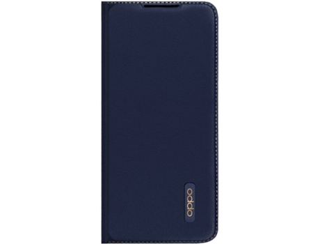 Funda OPPO A91 PU Flip Azul