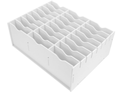 Organizador De Escritorio Multifuncional Con Compartimentos Y Estante Para Almohadillas De Tinta.