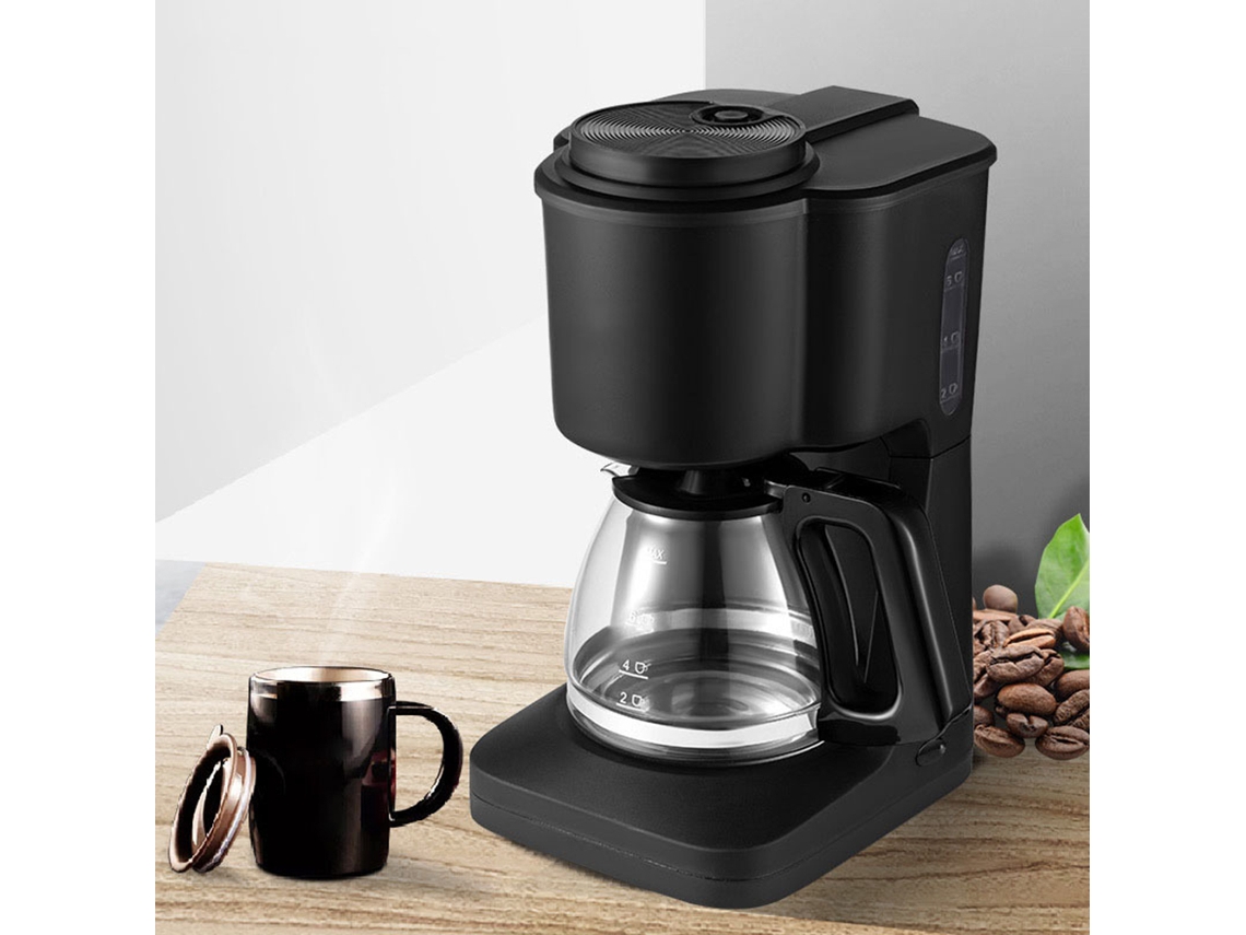 Cafetera Portátil Compacta Para El Hogar Y La Oficina, 600 W, Gran Capacidad, Sistema De Goteo Americano Automático.