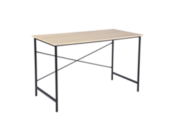 Escritorio de oficina Well Home Tasman en madera de haya negra Wellhome