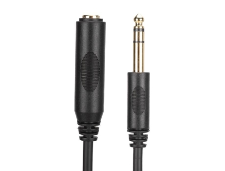 HURRISE 6 Cable blindado macho-hembra de 35mm Conductor de cobre puro para tarjeta de sonido/guitarra eléctrica