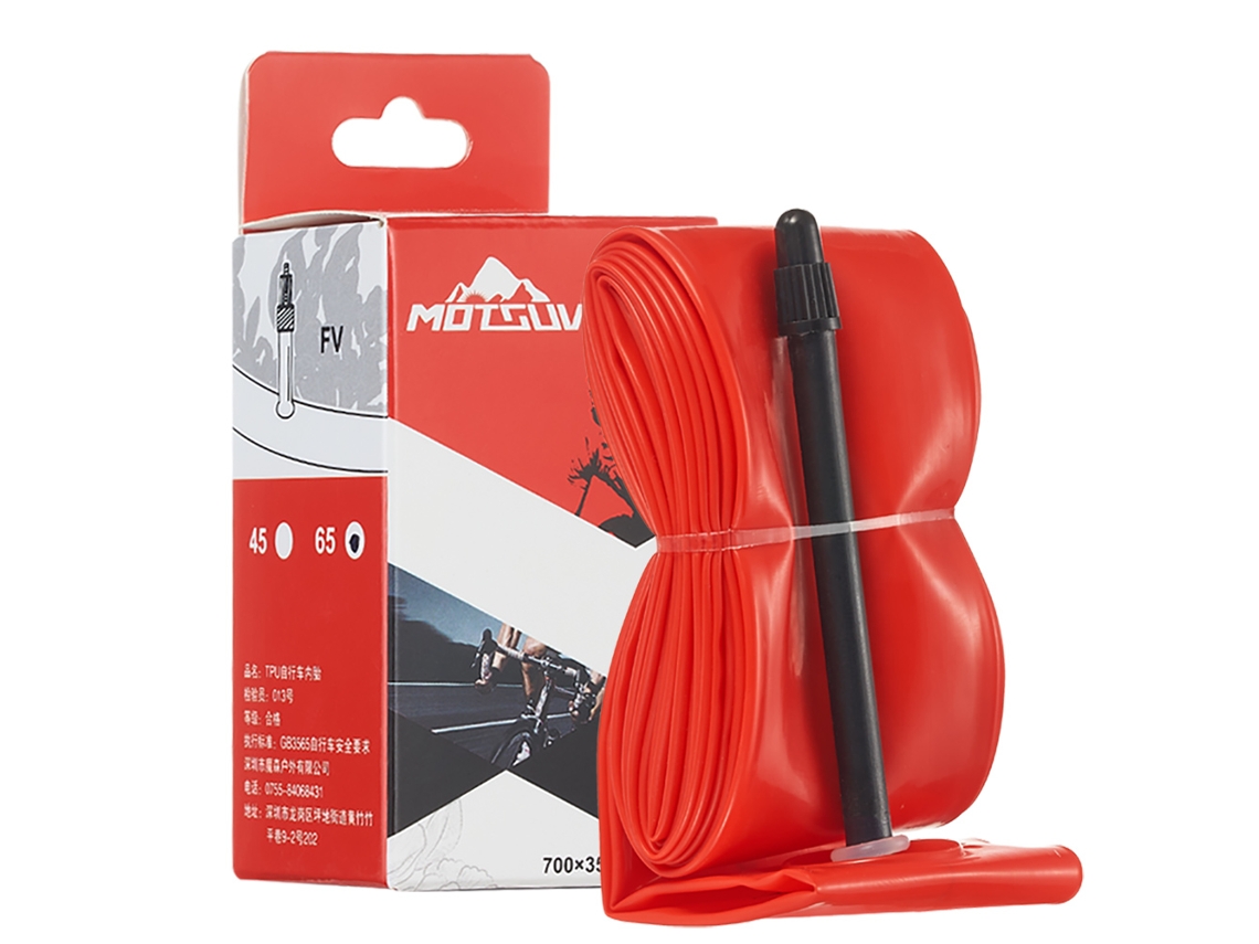 Cámara de bicicleta de grava Motsuv Tpu 700c 700x35 50c para neumáticos de MTB 35 50c 29x1.5 1.95 Fv45/65vayotoy