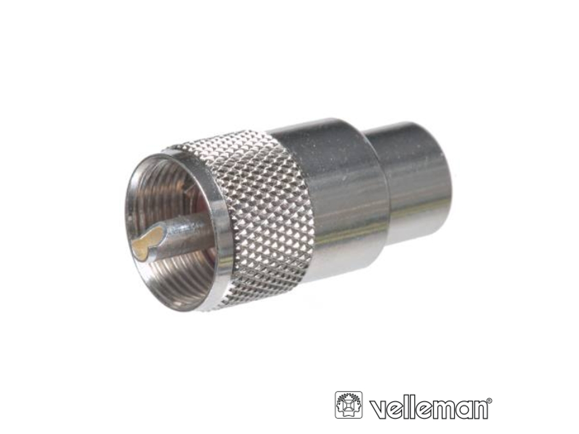 Enchufe macho Twist-On Rg213 VELLEMAN Pl259