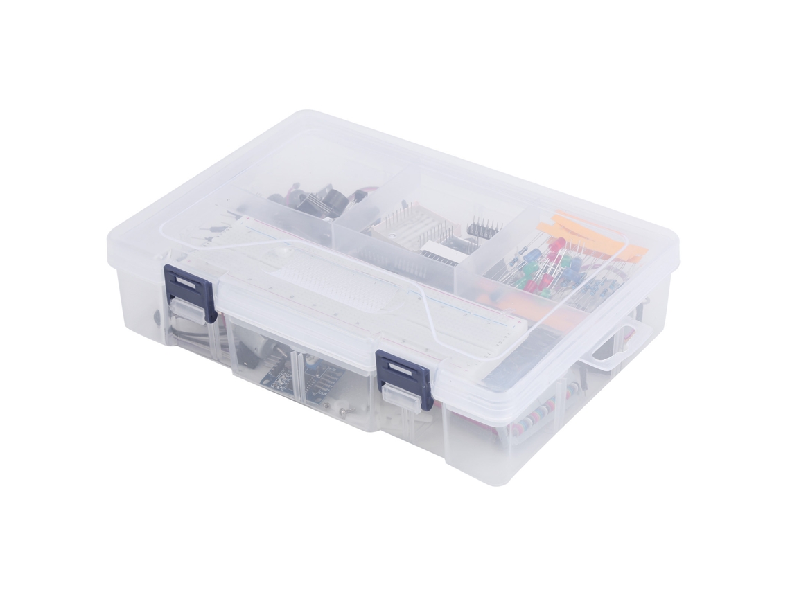 2026as-kit Arrancador ultrasónico con módulo de fuente de alimentación y placa de pruebas para Raspberry Pi 3b+ Componentes electrónicos