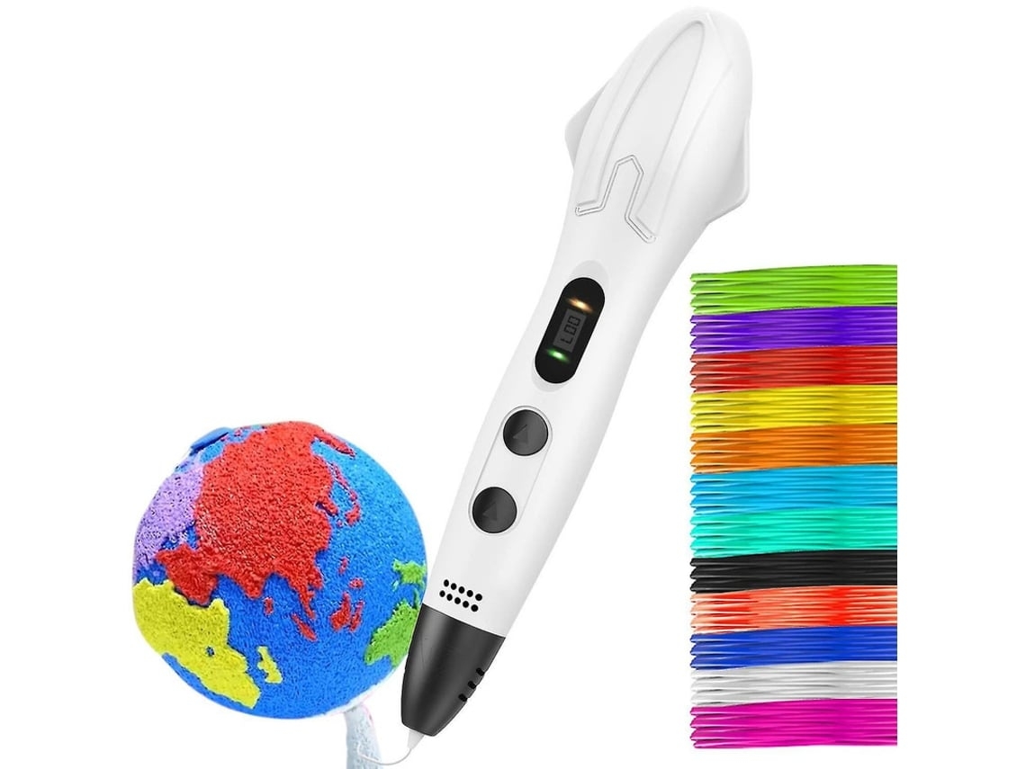 Bolígrafo 3D de 12 colores con filamento PLA, juego de bolígrafos de impresión 3D para niños, bolígrafo 3D como regalo creativo para adultos y amantes de Gusshious