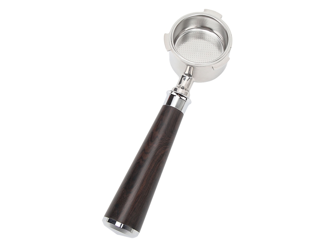 Portafiltro sin fondo de 51 mm de acero inoxidable para cafeteras italianas EC0680 EC0685