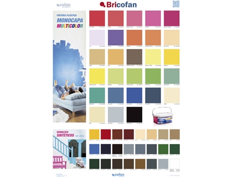 Carta de Colores COFAN Poster Din B2 (500 x 700 mm)