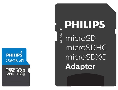 Philips Fm25Mp65B/00 Tarjeta de Memoria 256 Gb MicroSDXC UHS-I Clase 3