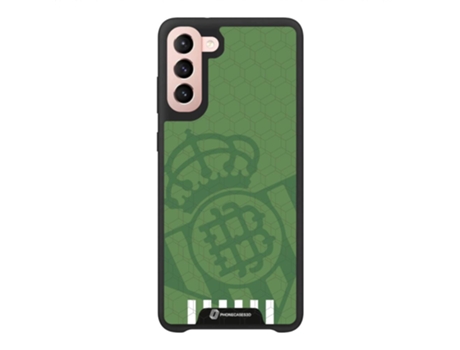 Funda Móvil Oficial Real Betis Fc para Samsung Galaxy S22 PHONECASES3D Piel Sintética Negro