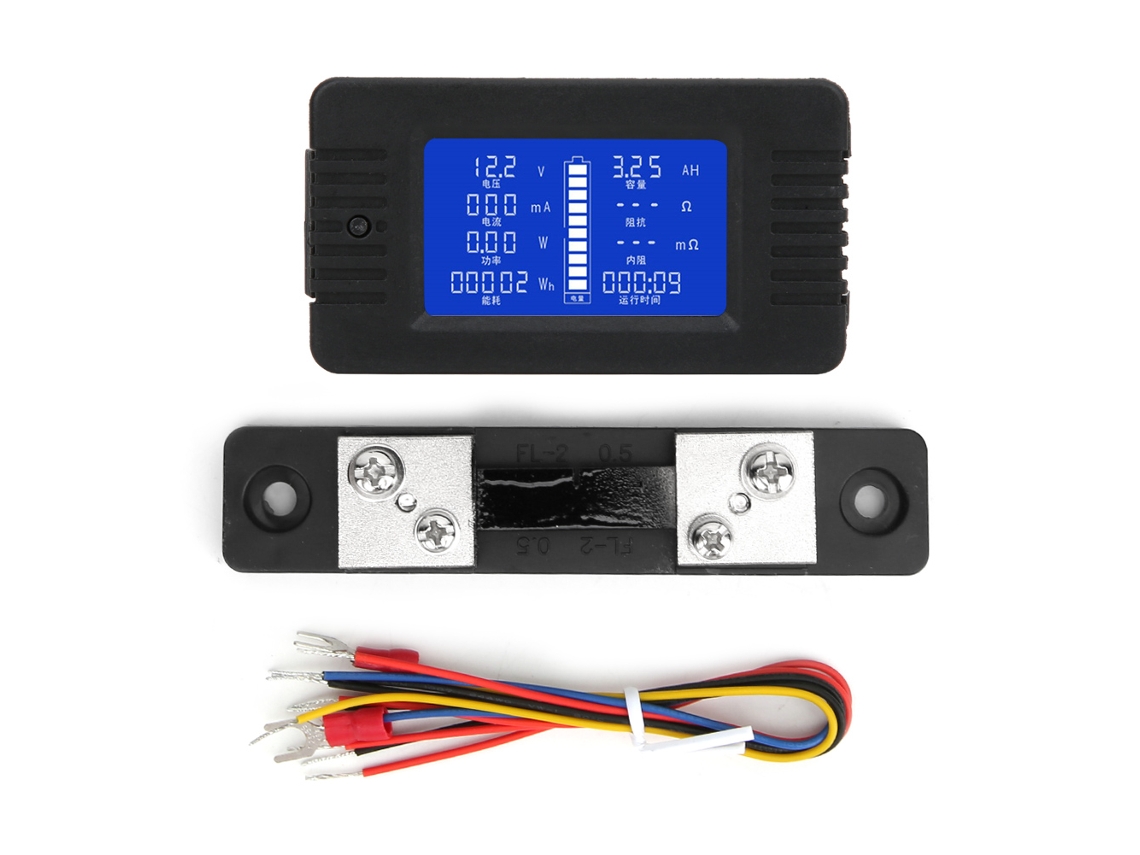 Probador De Baterías Digital Lcd Con Detector De Batería De Derivación De 50 A