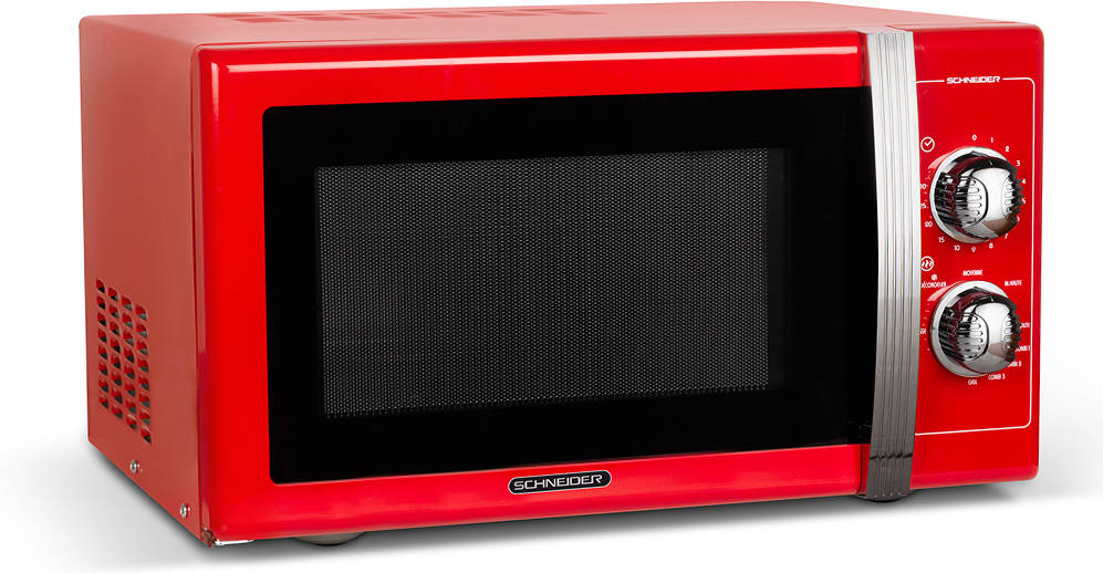 Microondas SCHNEIDER SMW25VMR (25 L - 900W - Rojo)