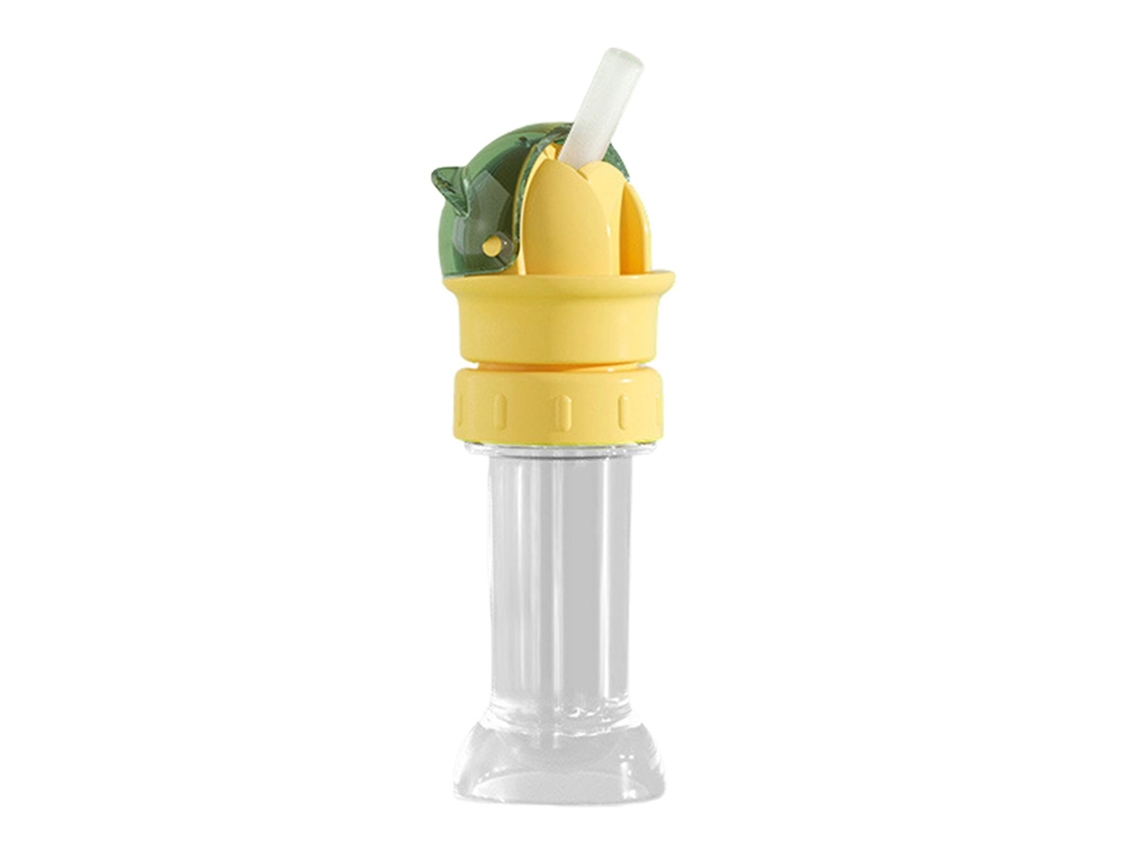 Tapa 2 en 1 con pajita para botellas de agua, apta para lavavajillas, universal, para botellas de jugo de cualquier tamaño. Rosewell