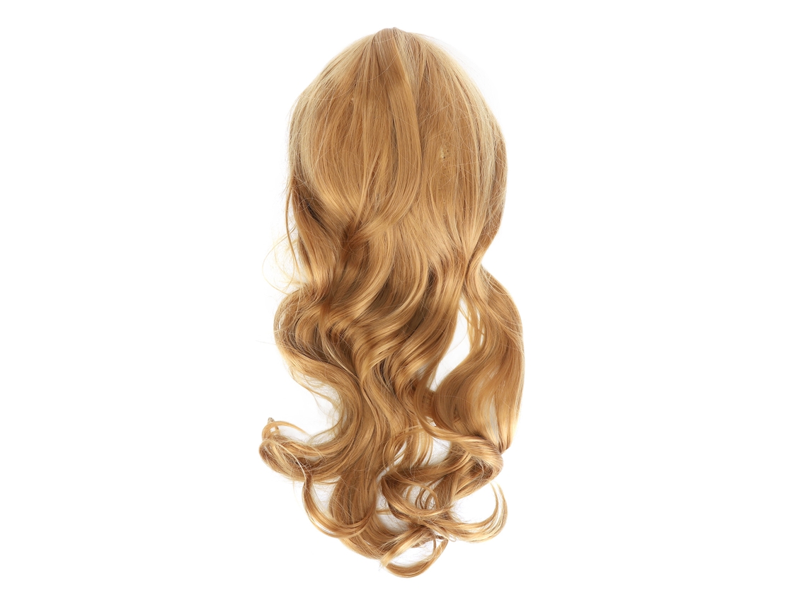 Peruca longa 2026, castanha clara encaracolada, com risca ao meio, para mulheres, cabelo sintético resistente a altas temperaturas.