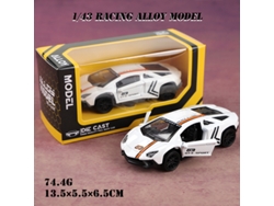 Modelo De Coche De Aleación Realista A Escala 1/43 Con Mecanismo De Retroceso, Juguete Para Niños.