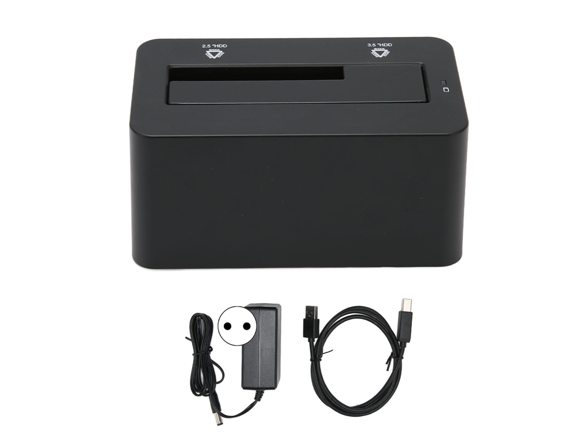 Base Docking Para Disco Duro Usb 3.0 A Sata 5gbps Con Indicador Led Para Hdd 2.5/3.5 Pulgadas 8tb Plug Eu