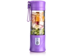 Licuadoras Portátiles De Tamaño Personal Para Smoothies Y Batidos Exprimidor De Frutas De Viaje Usb Con 6 Cuchillas Gusshious Púrpura