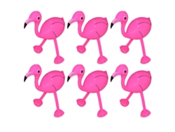 Paraíso Tropical Inflable, Flotadores de Piscina Flamingo para una Retención Versátil de Artículos, Fáciles de Desviar Inflados para Diversión en Interiores y Exteriores