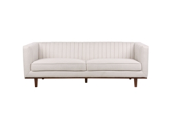 Sofá de 3 plazas BELIANI Skaule de Poliéster Beige 205x82x71