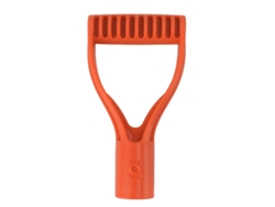 Mango De Pala De Plástico Con Agarre En Forma De D, Diámetro Interior De 32 Mm, Repuesto Para Pala De Nieve Naranja.