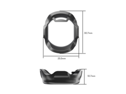 Negroflywoo O4 Pro Protector De Tpu Para Cámara, Ligero Y Amortiguador, Compatible Con Filtros V2 Dji O4 Pro Para Drones De Carreras Fpv