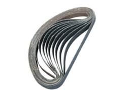 Banda Abrasiva De Lijado De 330*10 Mm Para Pulir Y Lijar Con Máquina (azul, Grano 60)