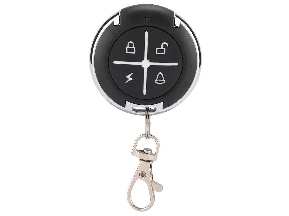 Mando A Distancia Inalámbrico Para Puerta De Garaje, 4 Botones, Redondo, 433 Mhz, Copia Automática.