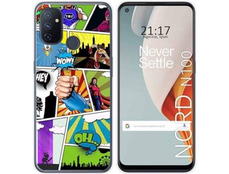 Carcasa OnePlus Nord N100 TUMUNDOSMARTPHONE Comic Multicolor