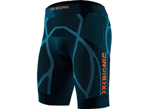 Pantalones Ajustados para Hombre X-BIONIC Malla Corta The Trick G2 Azul para Corrida (M)
