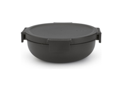 Recipiente Para Ensalada 1.3L Gris Oscuro