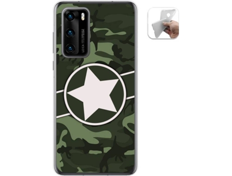 Carcasa Huawei P40 TUMUNDOSMARTPHONE Camuflaje 01 Multicolor