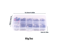 Kit De 115 Anzuelos De Pesca Con Rodillo Y Barril Resistente Para Pesca En Agua Dulce Y Salada, Lubina Y Trucha.