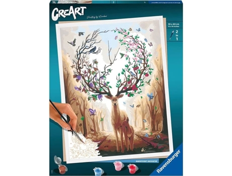 Creart 30x40 cm - Magic Deer - Série B Número de arte - 00020273 - De 12 anos
