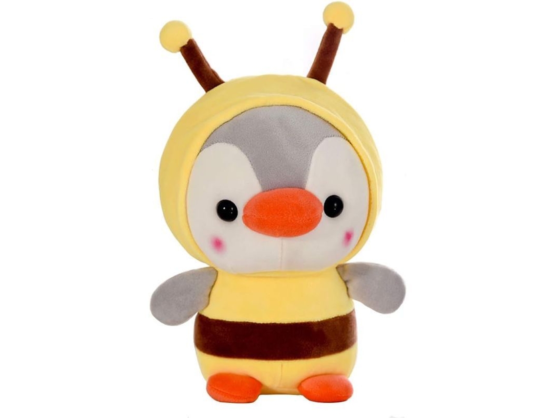 Oso Pingüino De Peluche, Pequeño, Vestido De Abeja, Suave, Para Niños, Regalo De Cumpleaños, 25 Cm, Amarillo