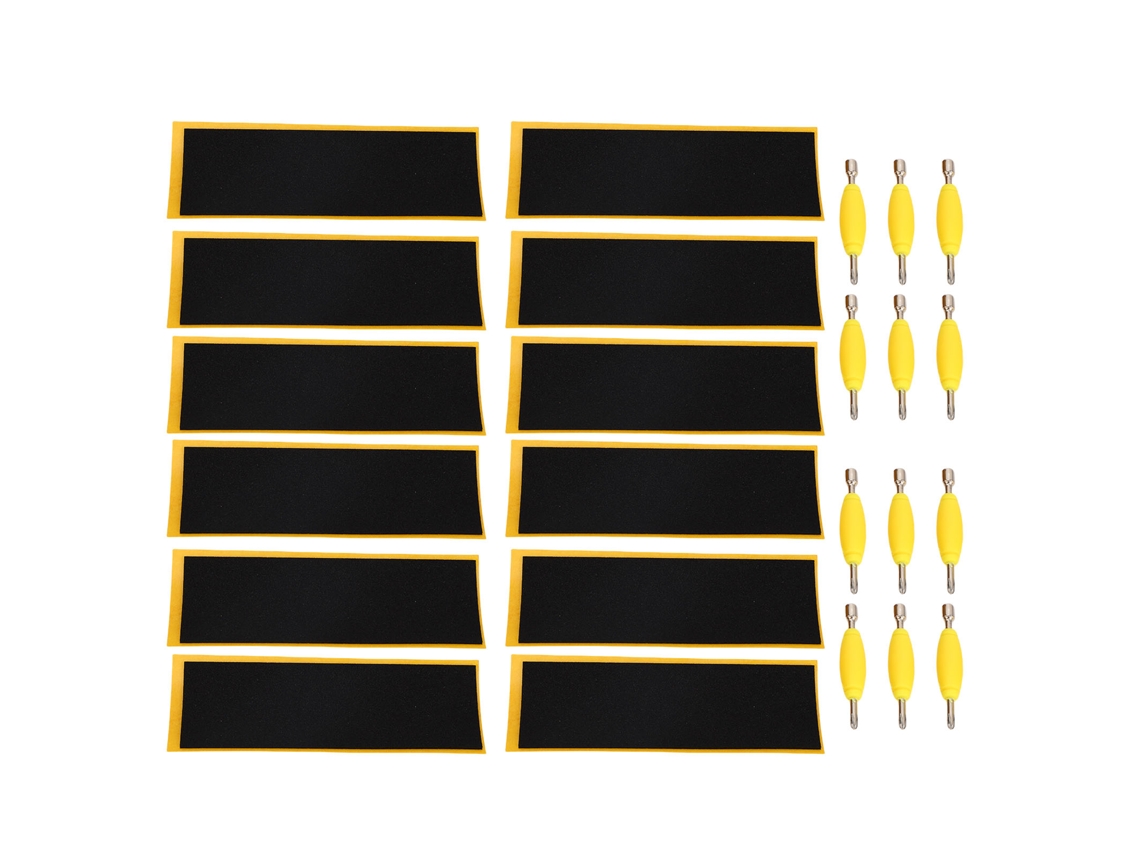 2 Juegos De Cinta Antideslizante De Espuma De Poliuretano Para Patineta De Dedos Con Destornillador, 110x38 Mm