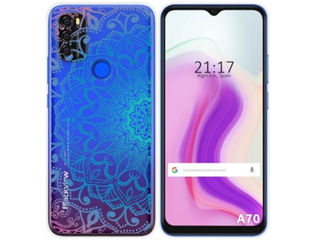 Carcasa Blackview A70 TUMUNDOSMARTPHONE Dibujos Transparente Multicolor